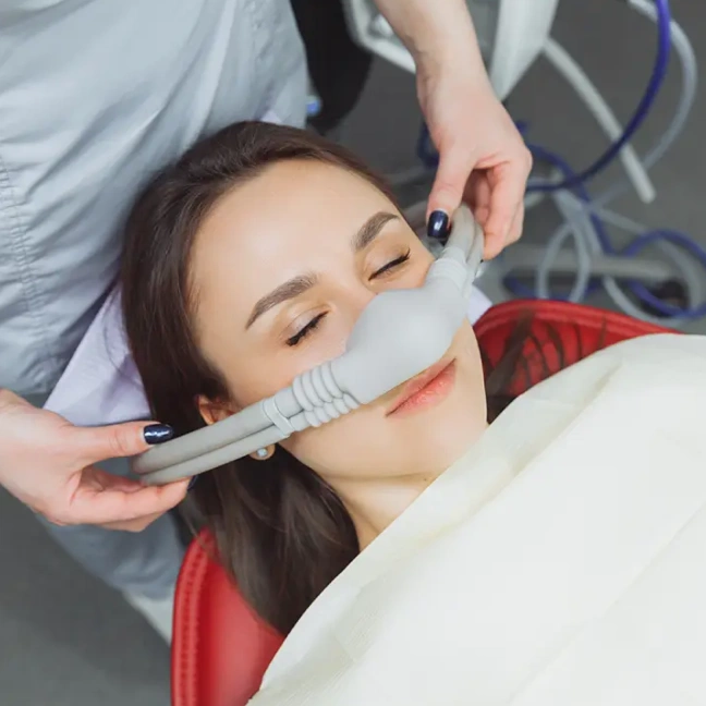 Comfortable restorative dental treatment with sedation